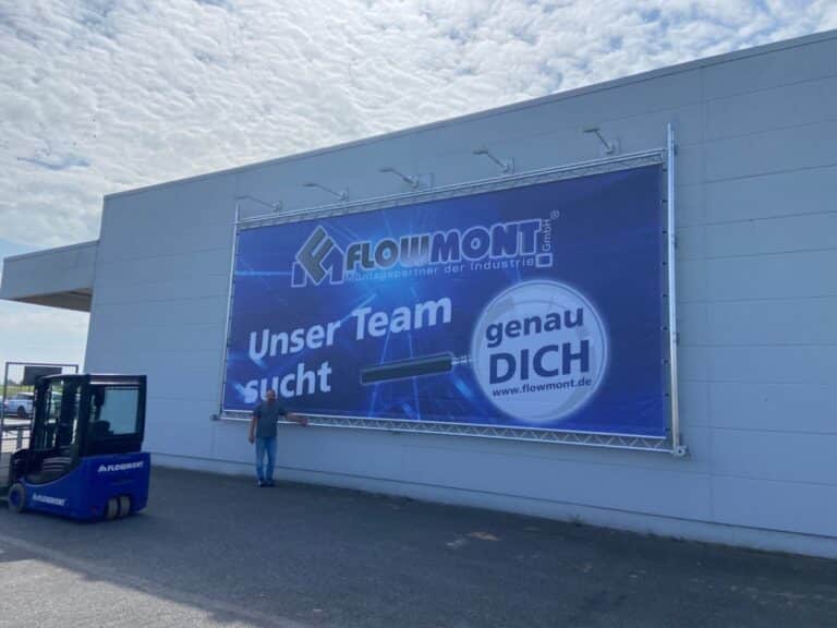 Neue Ansicht unserer Nordfassade.
