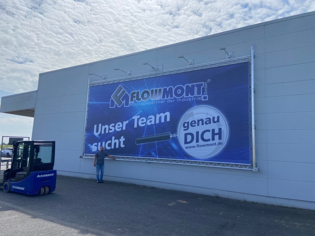 Neue Ansicht unserer Nordfassade.